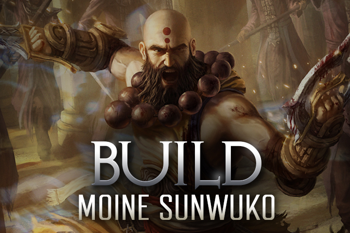Build Moine Sunwuko Tempest en saison 25 sur Diablo 3, sorts, stuff et cube de Kanaï